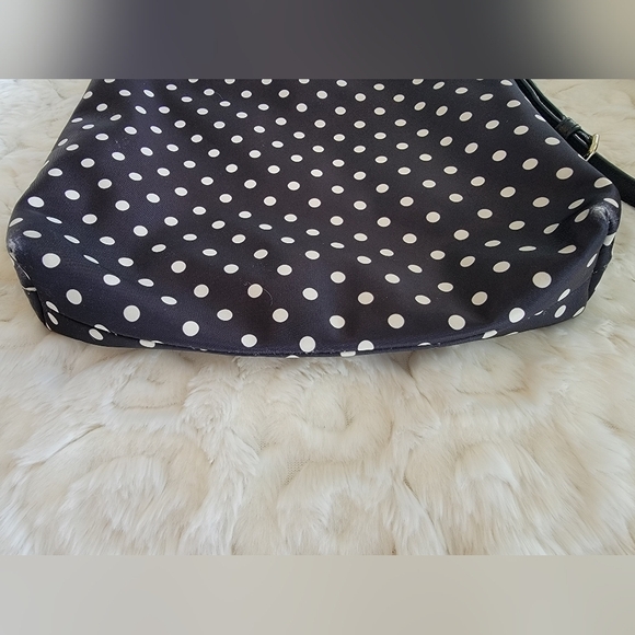 Kate Spade Black And White Polka Dot Nylon Crossbody Bag - Picture 4 of 16